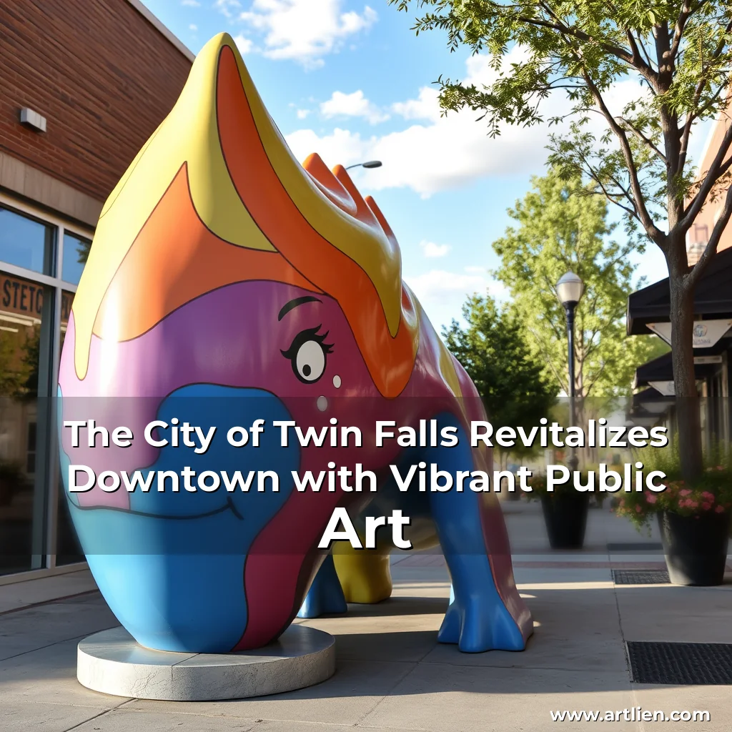 Artistic representation for The City of Twin Falls Revitalizes Downtown with Vibrant Public Art