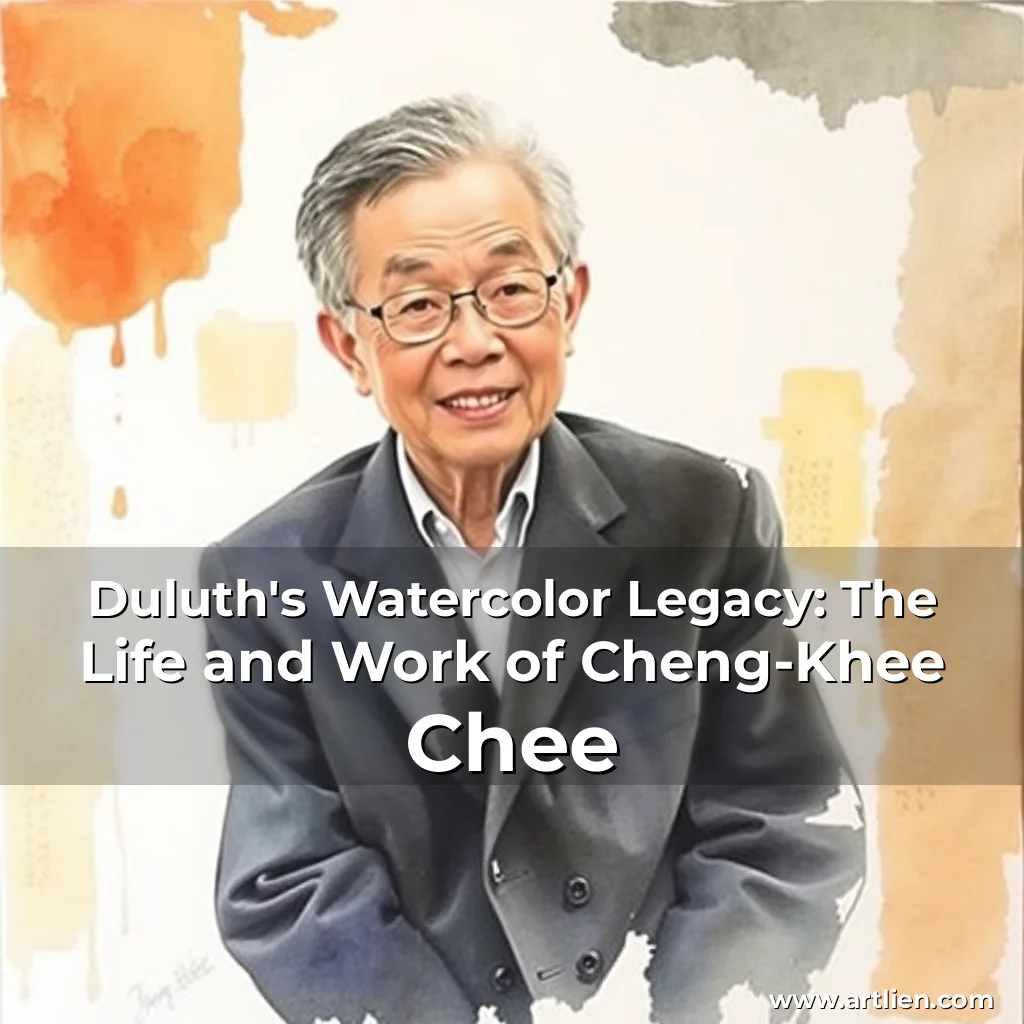 Artistic representation for Duluth's Watercolor Legacy: The Life and Work of Cheng-Khee Chee