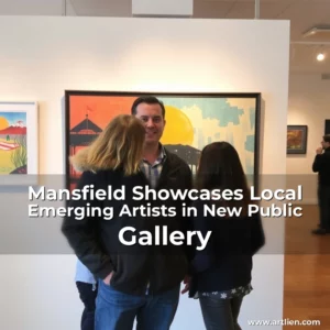 Artistic representation for Mansfield Showcases Local Emerging Artists in New Public Gallery