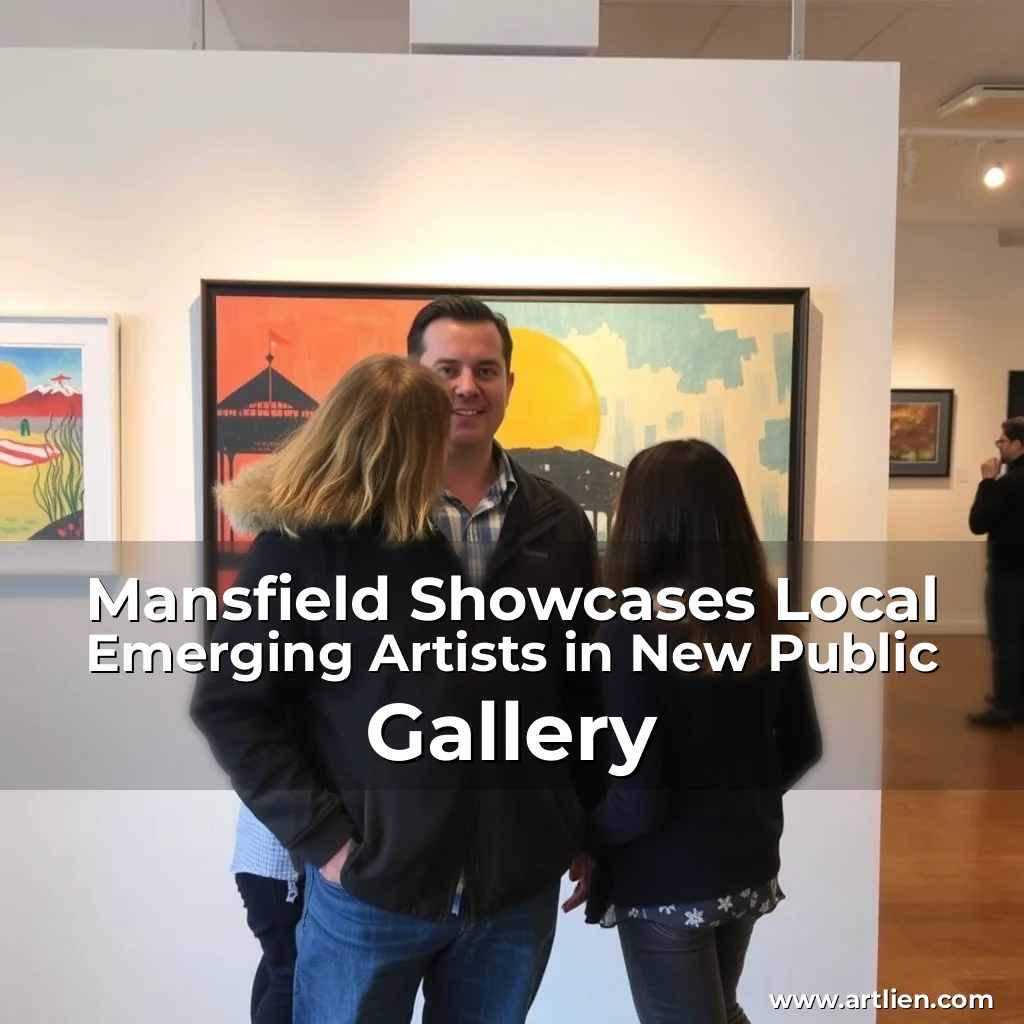 Artistic representation for Mansfield Showcases Local Emerging Artists in New Public Gallery