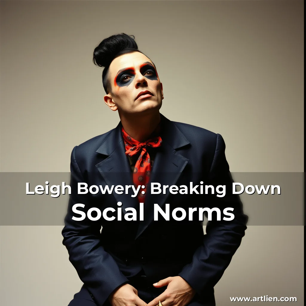 Artistic representation for Leigh Bowery: Breaking Down Social Norms