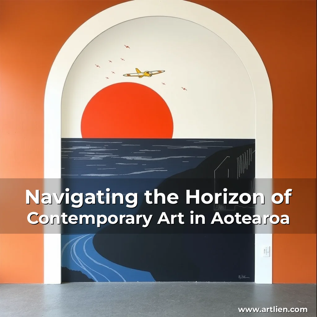 Artistic representation for Navigating the Horizon of Contemporary Art in Aotearoa