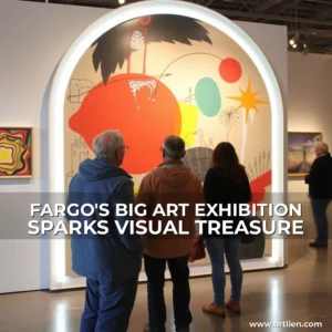 Artistic representation for FARGO'S BIG ART EXHIBITION SPARKS VISUAL TREASURE