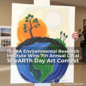 Artistic representation for TERRA Environmental Research Institute Wins 7th Annual Local 10 eARTh Day Art Contest
