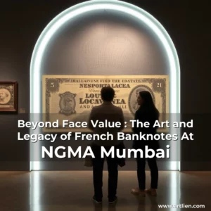 Artistic representation for Beyond Face Value : The Art and Legacy of French Banknotes At NGMA Mumbai