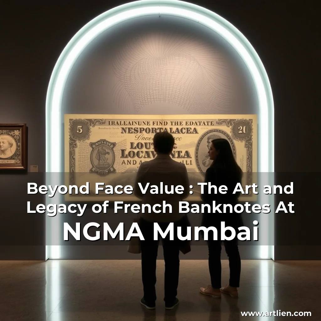 Artistic representation for Beyond Face Value : The Art and Legacy of French Banknotes At NGMA Mumbai