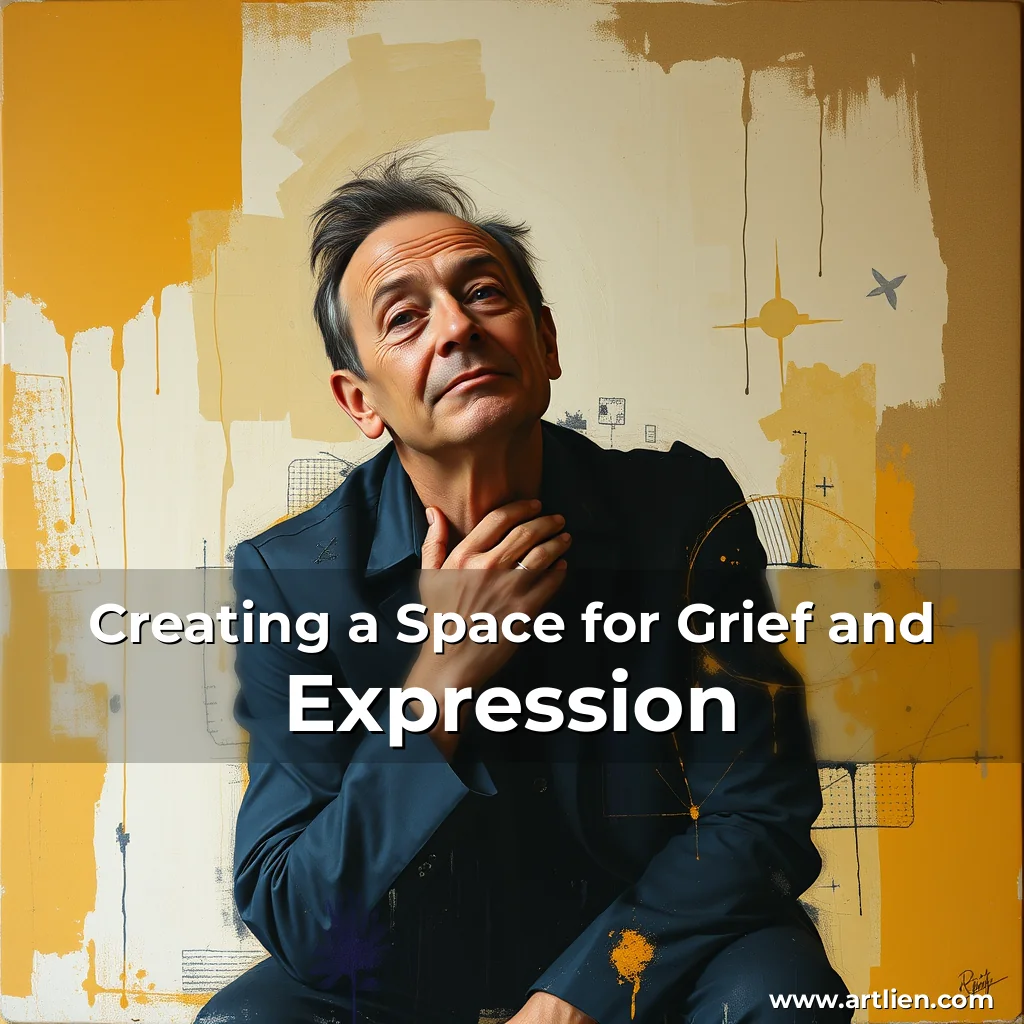 Artistic representation for Creating a Space for Grief and Expression