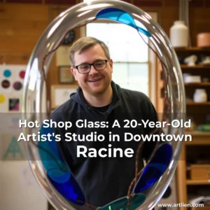 Artistic representation for Hot Shop Glass: A 20-Year-Old Artist's Studio in Downtown Racine