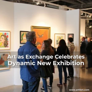 Artistic representation for Art as Exchange Celebrates Dynamic New Exhibition