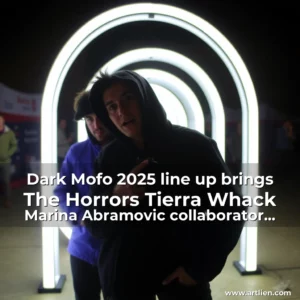 Artistic representation for Dark Mofo 2025 line up brings The Horrors Tierra Whack Marina Abramovic collaborator Paula Garcia and more to Hobart