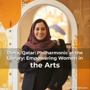 Artistic representation for Doha, Qatar: Philharmonic at the Library: Empowering Women in the Arts