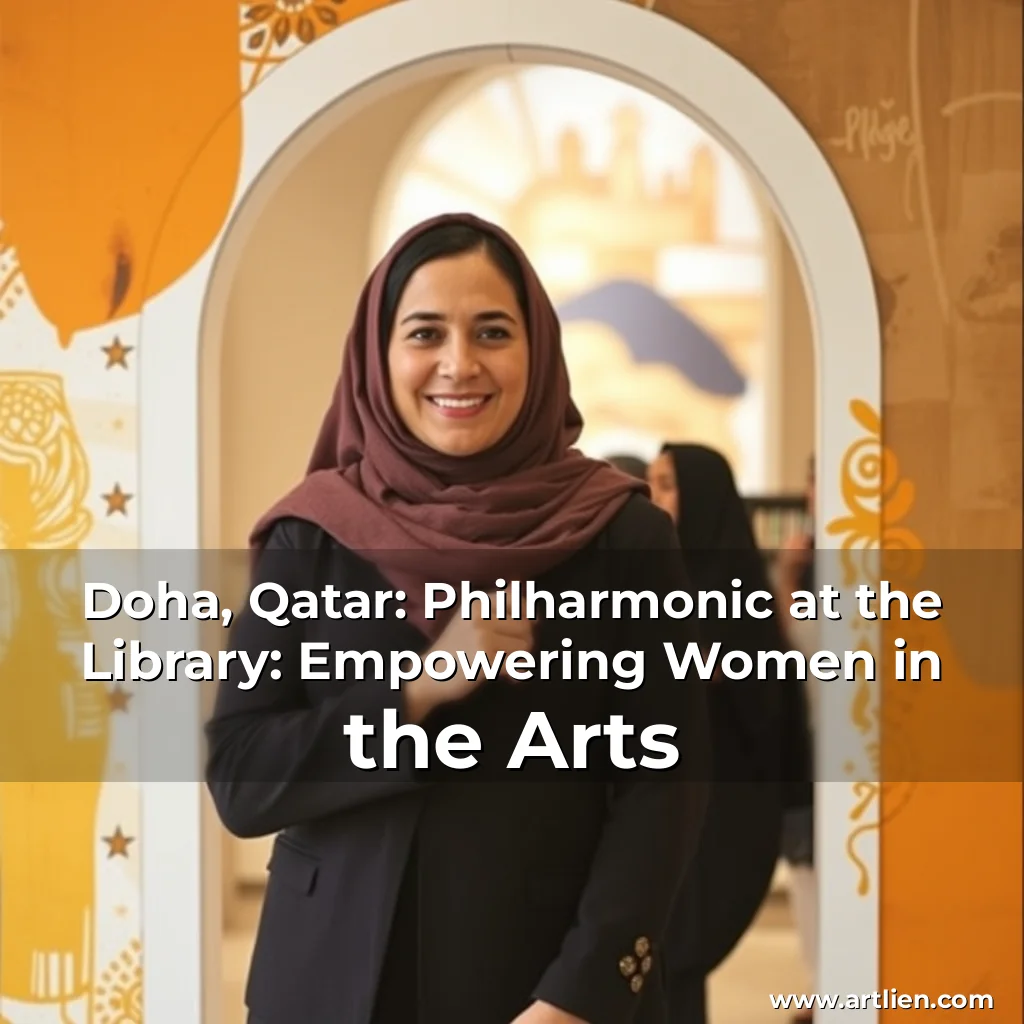 Artistic representation for Doha, Qatar: Philharmonic at the Library: Empowering Women in the Arts