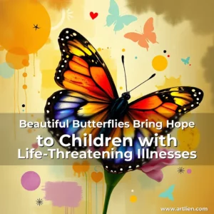 Artistic representation for Beautiful Butterflies Bring Hope to Children with Life-Threatening Illnesses