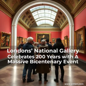 Artistic representation for Londons’ National Gallery Celebrates 200 Years with A Massive Bicentenary Event