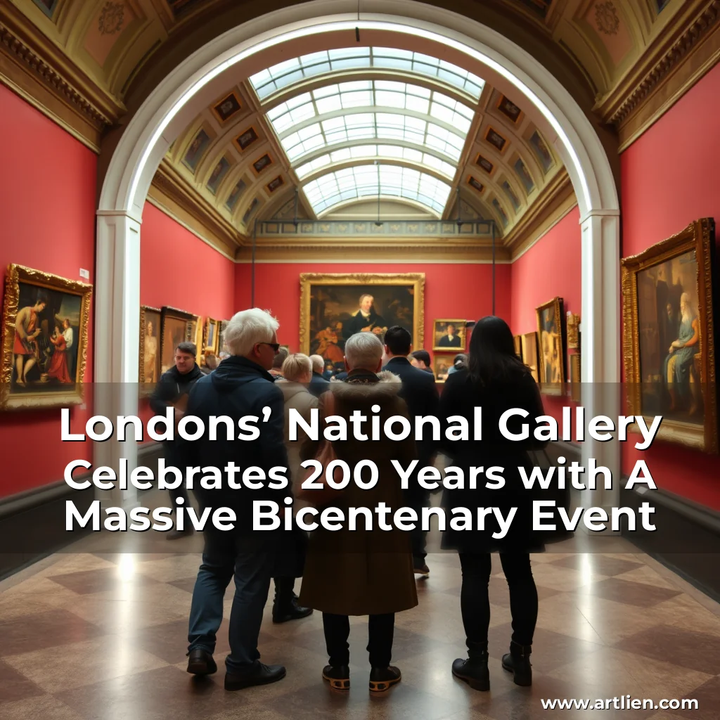 Artistic representation for Londons’ National Gallery Celebrates 200 Years with A Massive Bicentenary Event