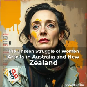 Artistic representation for The Unseen Struggle of Women Artists in Australia and New Zealand