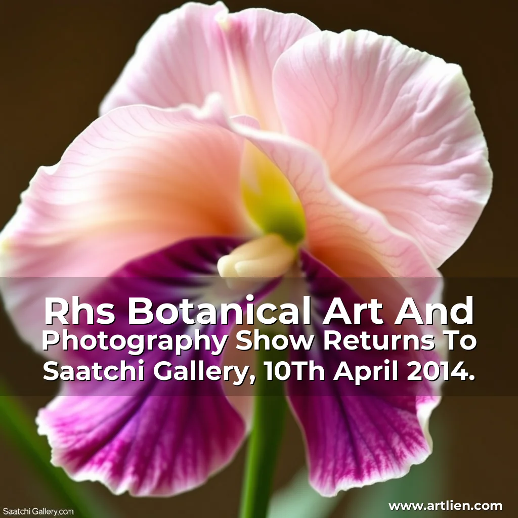 Artistic representation for Rhs Botanical Art And Photography Show Returns To Saatchi Gallery, 10Th April 2014.