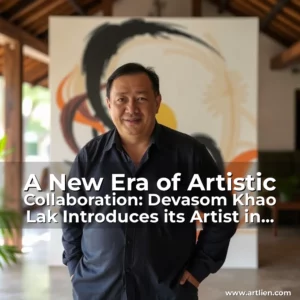 Artistic representation for A New Era of Artistic Collaboration: Devasom Khao Lak Introduces its Artist in Residence Programme
