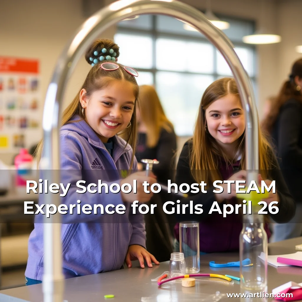 Artistic representation for Riley School to host STEAM Experience for Girls April 26