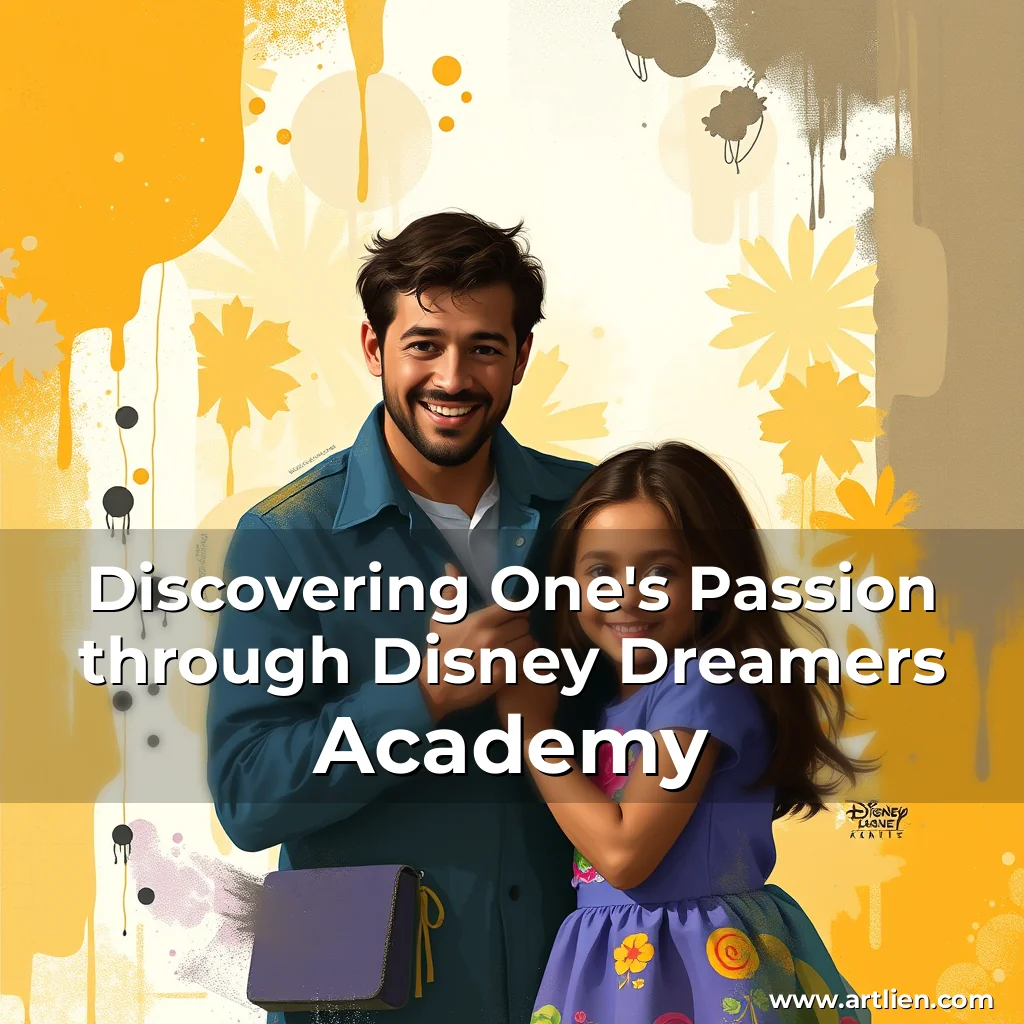 Artistic representation for Discovering One's Passion through Disney Dreamers Academy