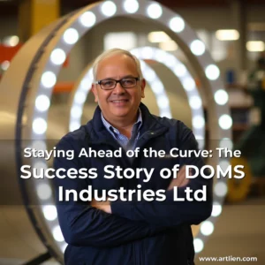 Artistic representation for Staying Ahead of the Curve: The Success Story of DOMS Industries Ltd