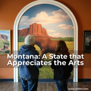 Artistic representation for Montana: A State that Appreciates the Arts