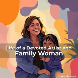 Artistic representation for Life of a Devoted Artist and Family Woman