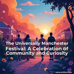 Artistic representation for The Universally Manchester Festival: A Celebration of Community and Curiosity