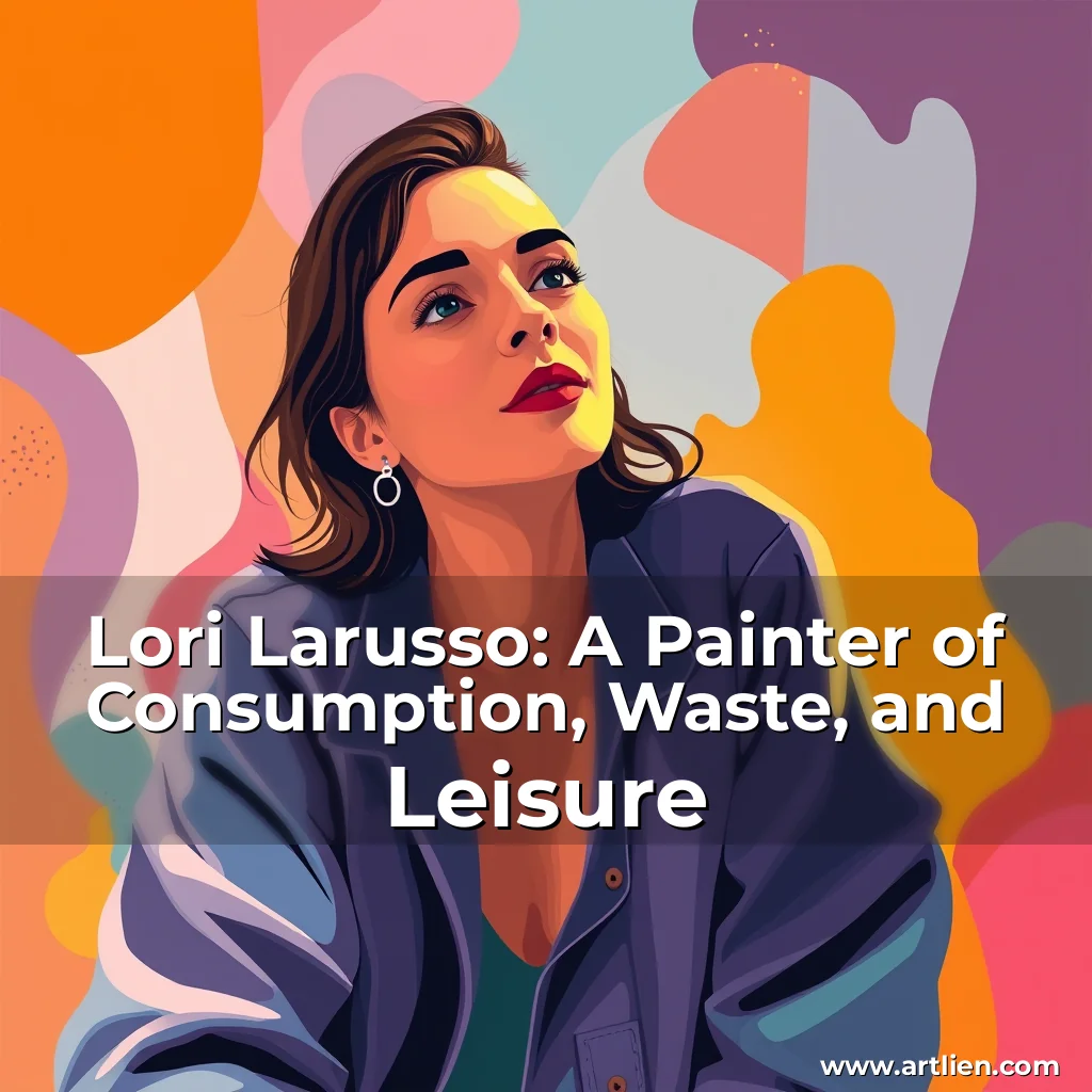 Artistic representation for Lori Larusso: A Painter of Consumption, Waste, and Leisure