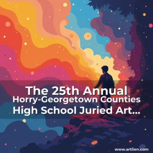 Artistic representation for The 25th Annual Horry-Georgetown Counties High School Juried Art Exhibition