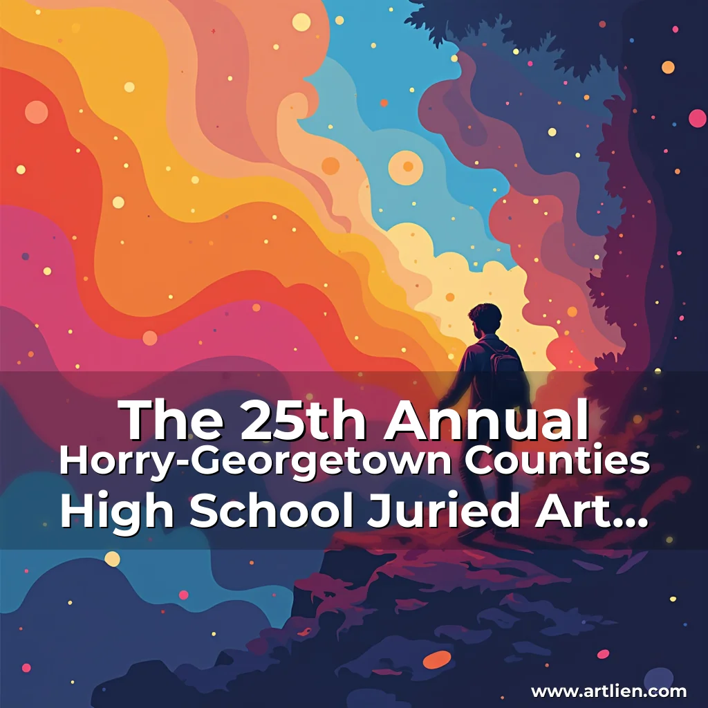 Artistic representation for The 25th Annual Horry-Georgetown Counties High School Juried Art Exhibition