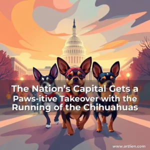 Artistic representation for The Nation’s Capital Gets a Paws-itive Takeover with the Running of the Chihuahuas