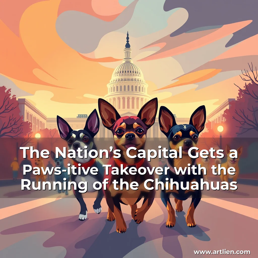 Artistic representation for The Nation’s Capital Gets a Paws-itive Takeover with the Running of the Chihuahuas