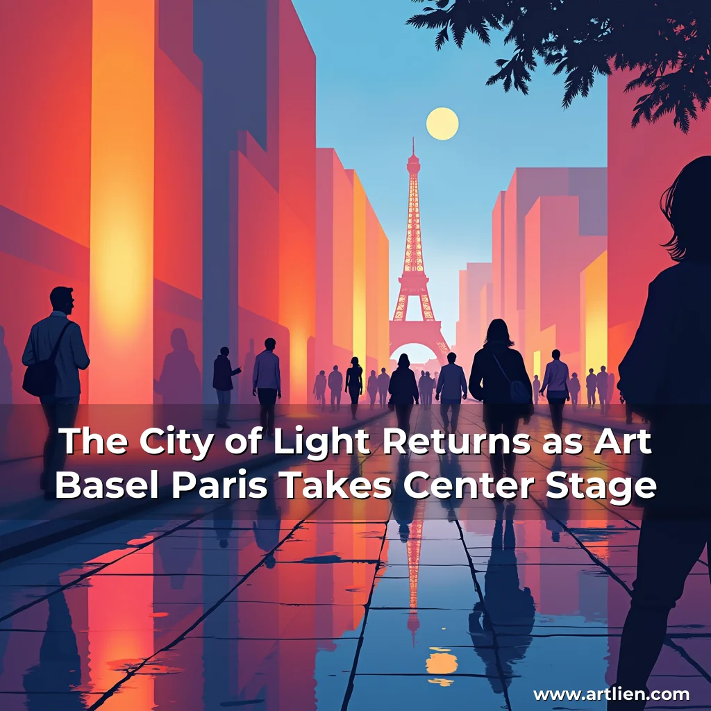 Artistic representation for The City of Light Returns as Art Basel Paris Takes Center Stage