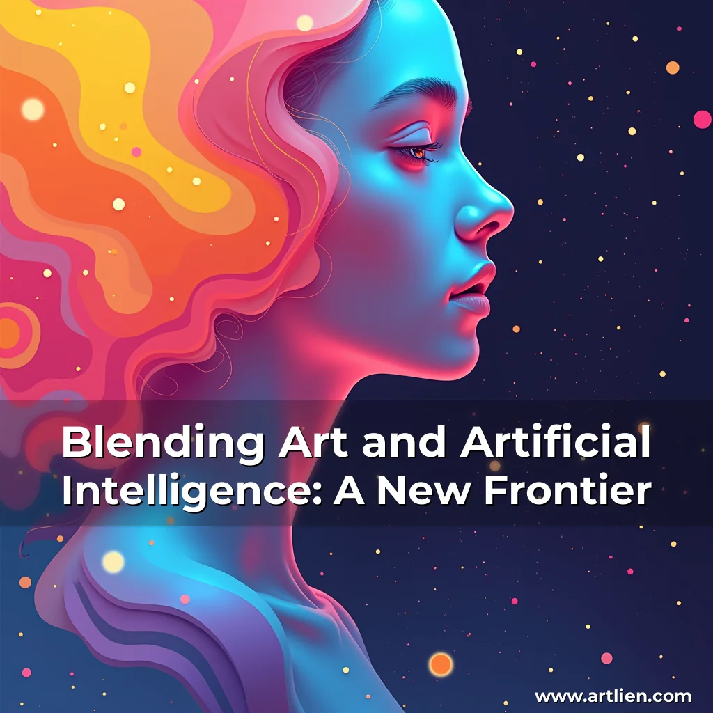 Artistic representation for Blending Art and Artificial Intelligence: A New Frontier