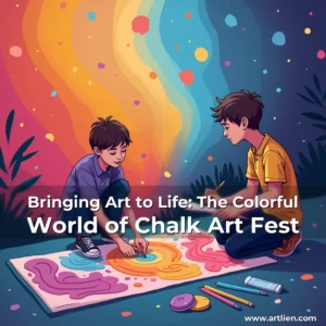 Artistic representation for Bringing Art to Life: The Colorful World of Chalk Art Fest