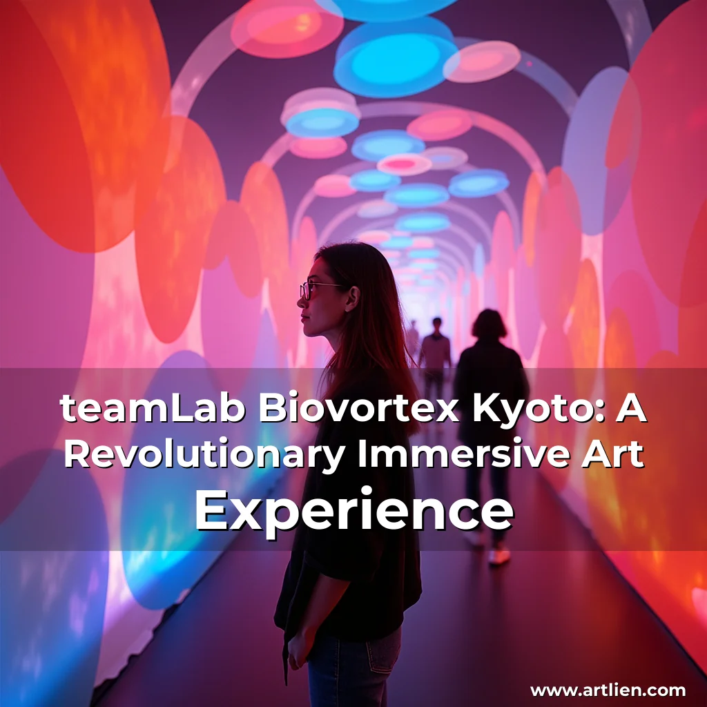 Artistic representation for teamLab Biovortex Kyoto: A Revolutionary Immersive Art Experience