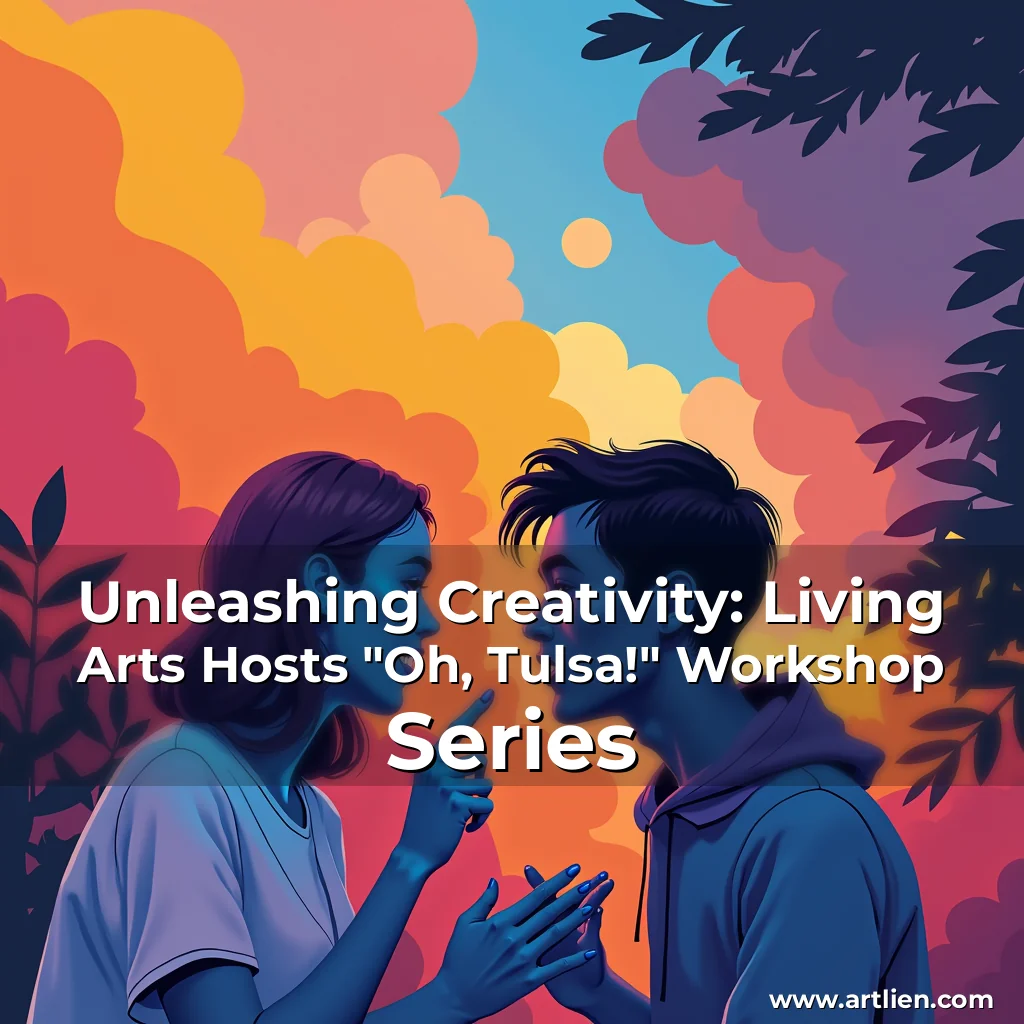 Artistic representation for Unleashing Creativity: Living Arts Hosts "Oh, Tulsa!" Workshop Series