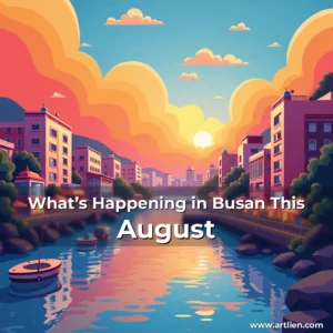Artistic representation for What’s Happening in Busan This August