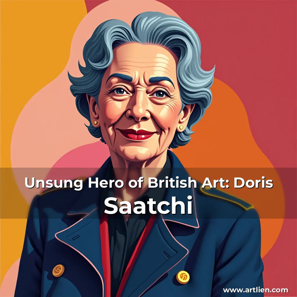 Artistic representation for Unsung Hero of British Art: Doris Saatchi