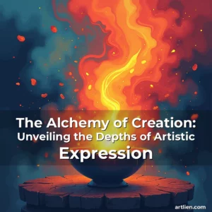 Artistic representation for The Alchemy of Creation: Unveiling the Depths of Artistic Expression