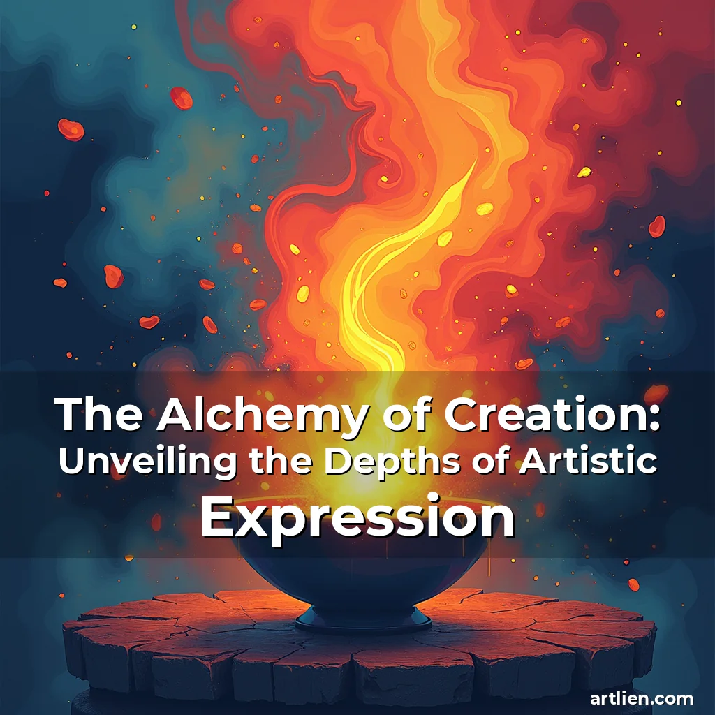 Artistic representation for The Alchemy of Creation: Unveiling the Depths of Artistic Expression