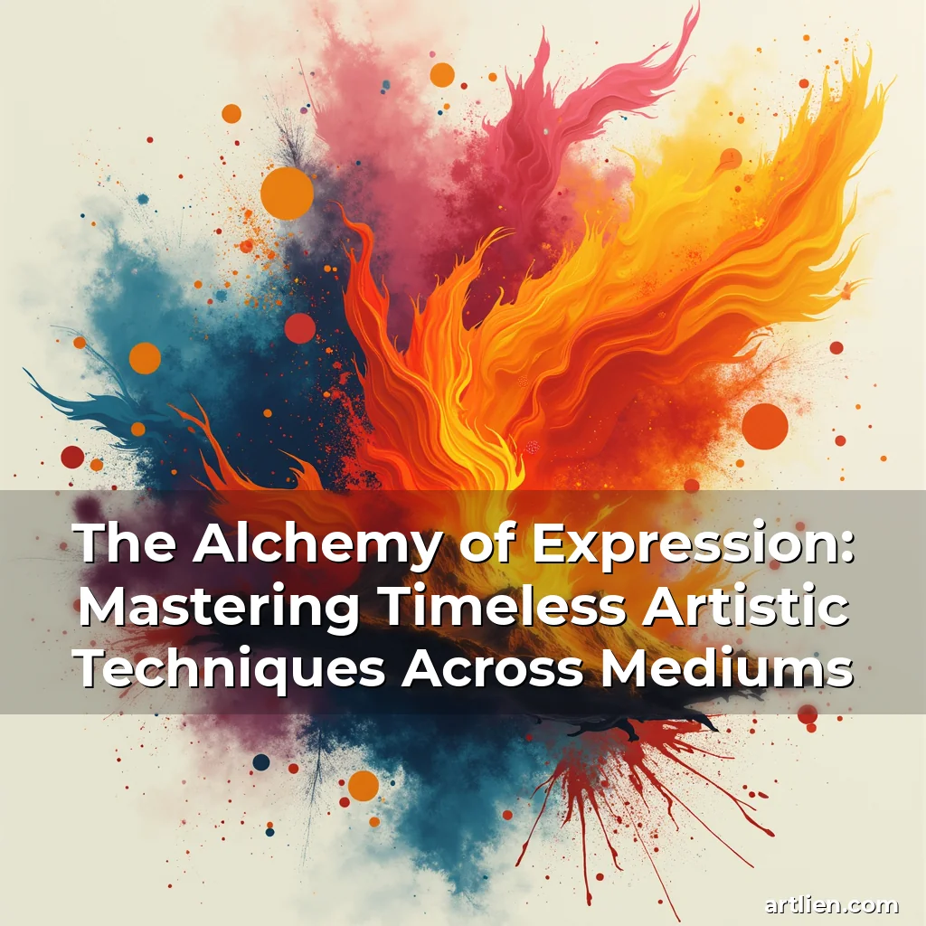 Artistic representation for The Alchemy of Expression: Mastering Timeless Artistic Techniques Across Mediums