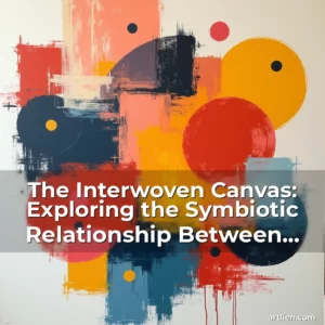 Artistic representation for The Interwoven Canvas: Exploring the Symbiotic Relationship Between Photography and Art