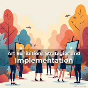 Artistic representation for Art Exhibitions Strategies and Implementation