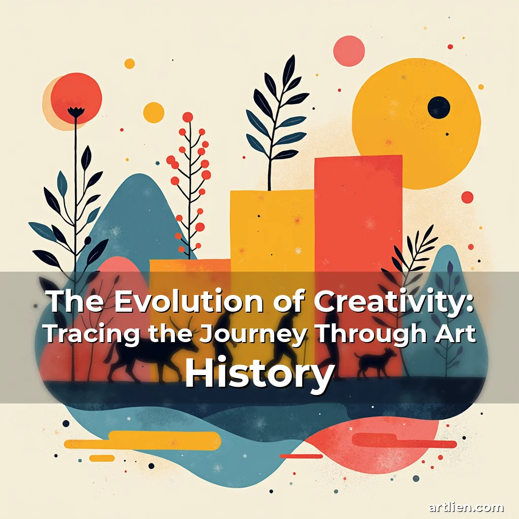 Artistic representation for The Evolution of Creativity: Tracing the Journey Through Art History